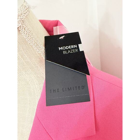 NWT The Limited Women's Pink Berry Blazer Suit Office Jacket - Size 0X NWT $139 - Picture 2 of 3